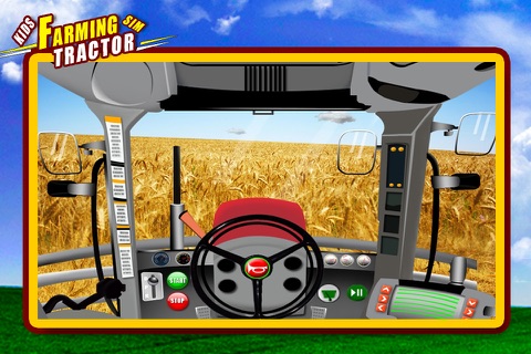 Kids Farming Tractor Sim - Driving Game screenshot 3
