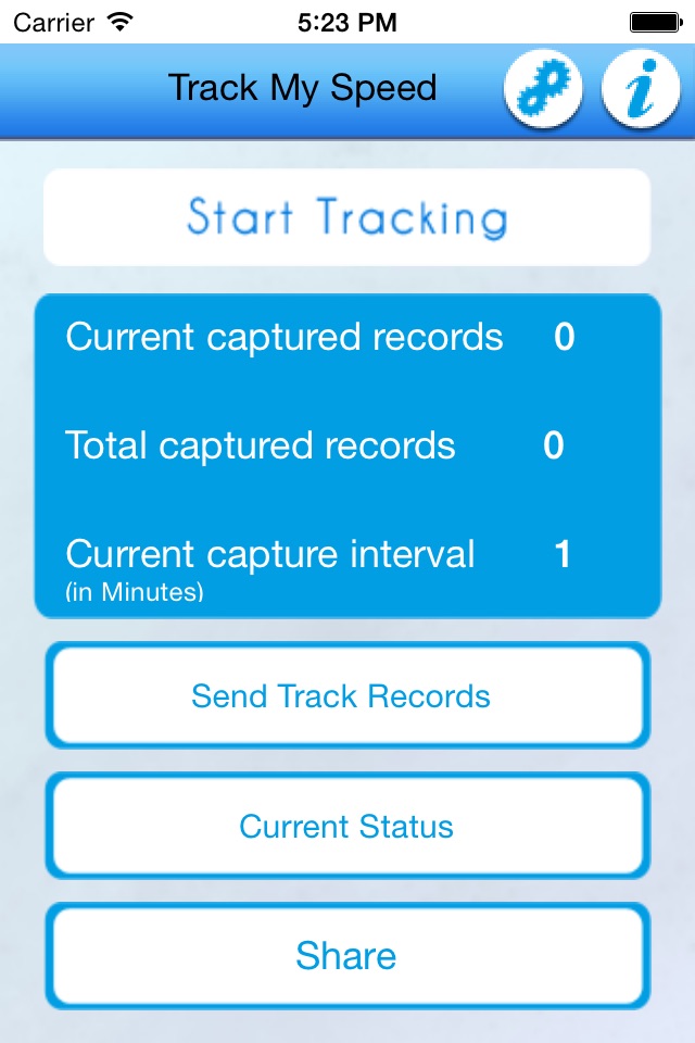 TrackMySpeed screenshot 2