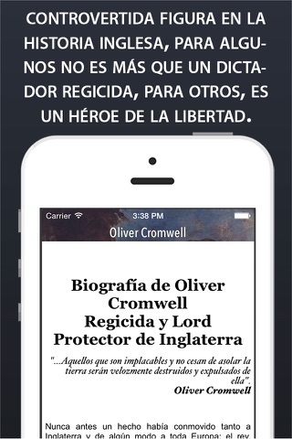 Biografía de Oliver Cromwell screenshot 2