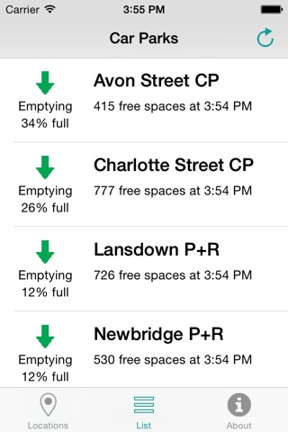 Bath Car Parks screenshot 2