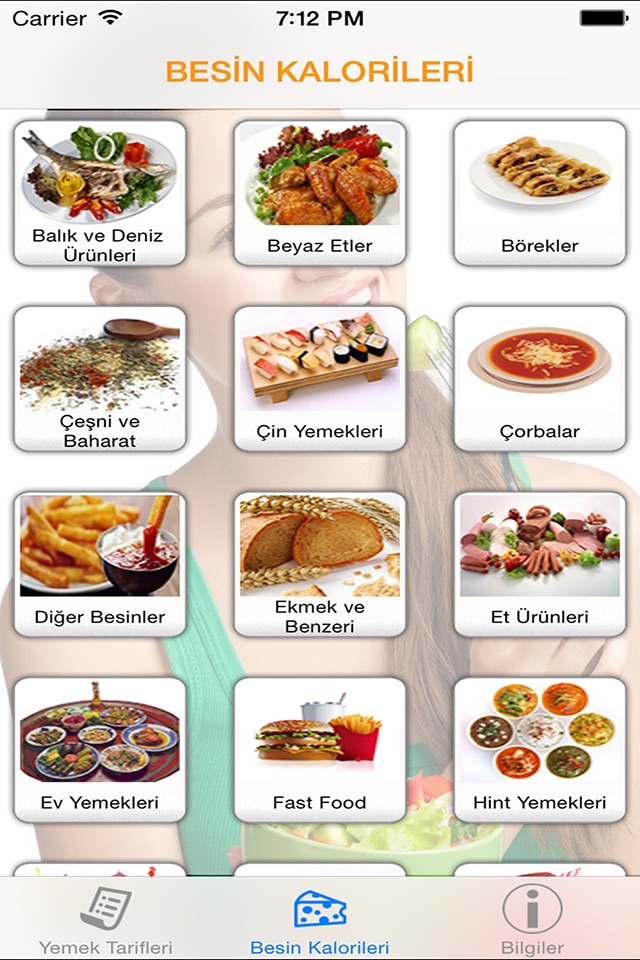 Yemek Tarifleri Pro - 1500 Yemek Tarifi ve Kalori, Vücut Kitle Endeksi screenshot 3