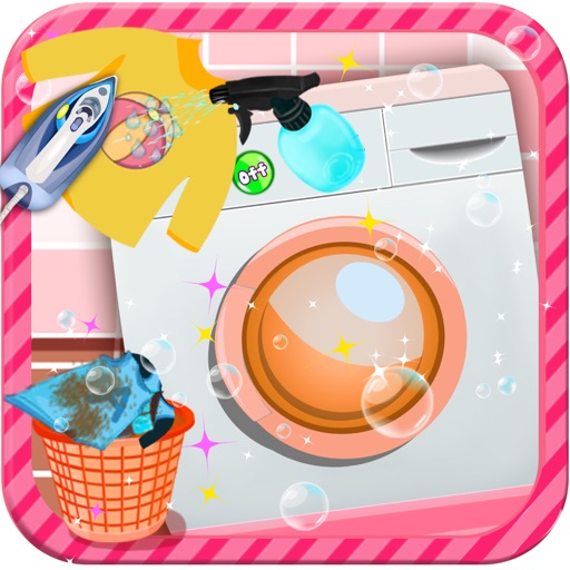 Kids Washing Cleanup - Cleaning, laundry and clothes wash game icon