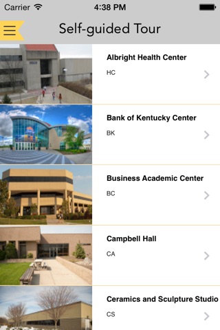 NKU Admissions screenshot 4