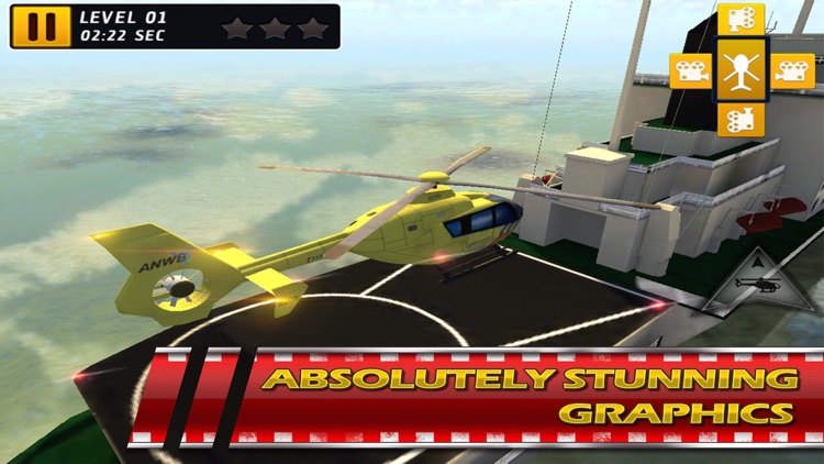 Helicopter 3D Parking Simulator Play and Test Fly Real Police, Rescue and Combat Heli screenshot-4