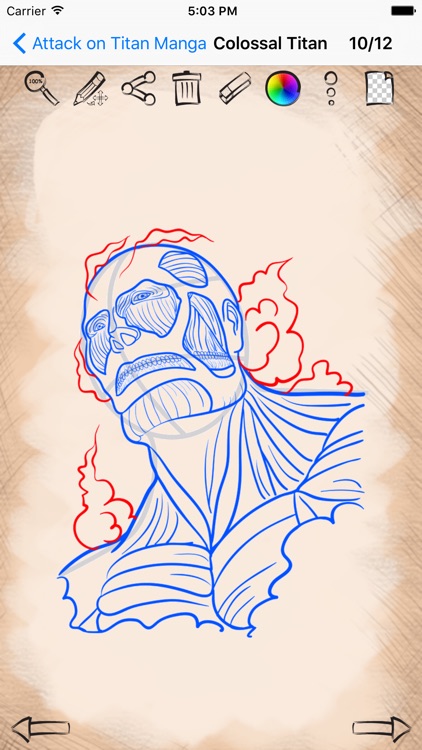 Learning To Draw for Attack on Titan