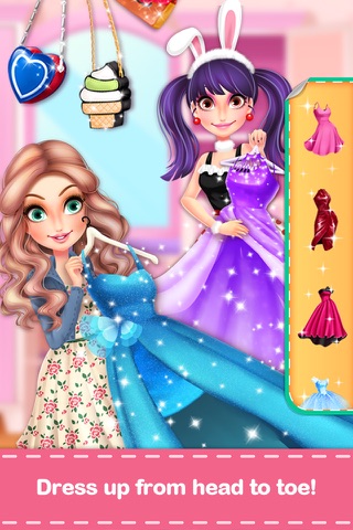 Homecoming Queen Beauty Salon- A Magic Makeover High School Prom Game screenshot 3