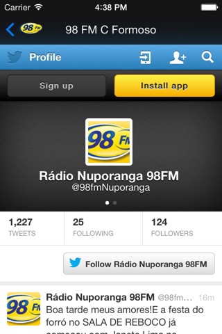 C.Formoso 98FM screenshot 3