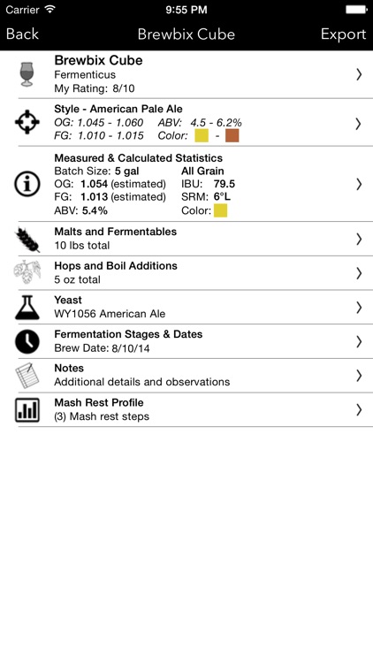 Fermenticus Brew Log - Home Brewing Calculator & Logbook