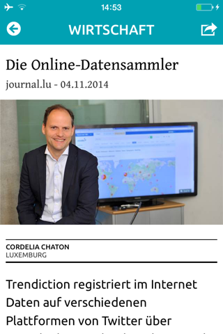 Lëtzebuerger Journal screenshot 3