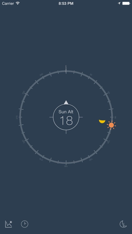 SunLocation - Current position and altitude of the Sun and Moon -