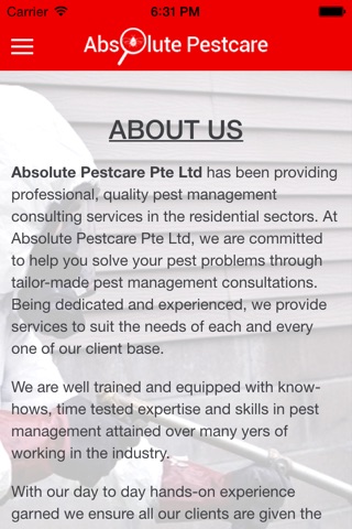 Absolute Pestcare Pte Ltd screenshot 2