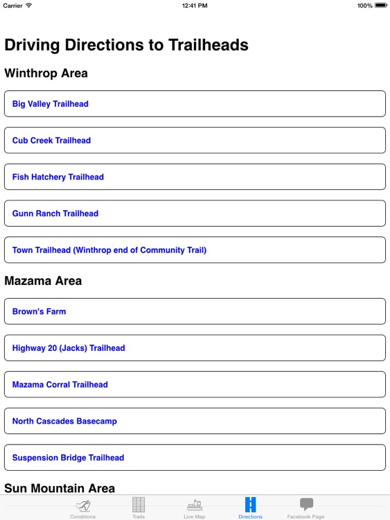 Methow Trails Grooming Report for iPad screenshot-3