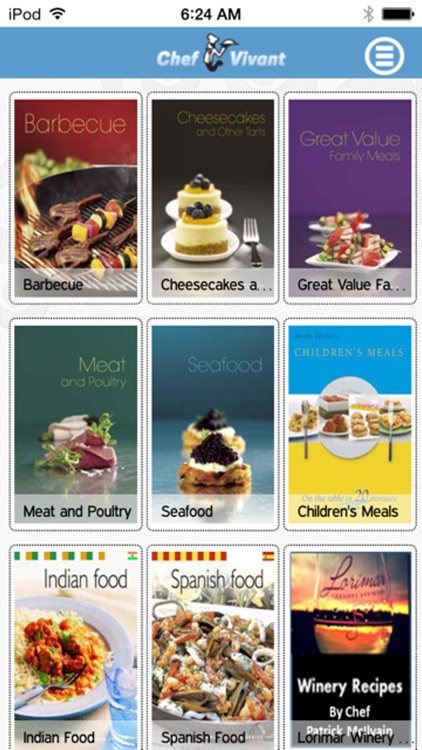 Chef Vivant - iPhone Edition - Customizable, Interactive, Digital Cookbooks and Recipe Channels