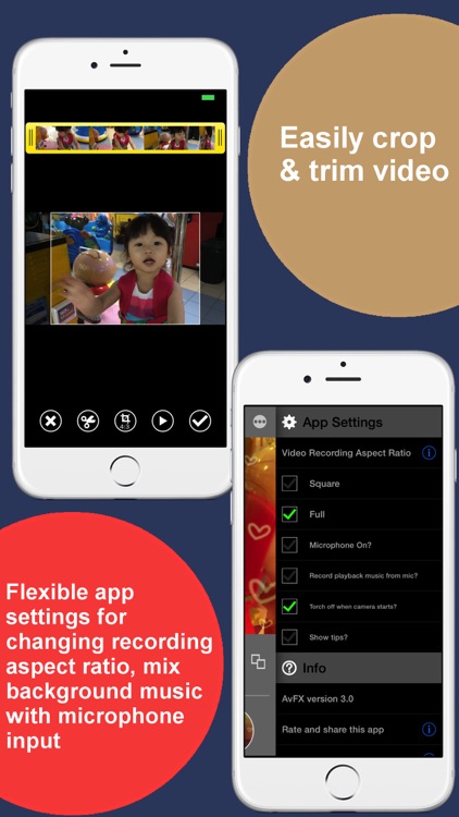 AvFX - awesome video effect, editor & background music edit for Instagram, Facebook, Youtube, Vine