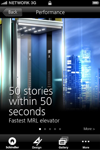 Schindler 5500 elevator screenshot 2