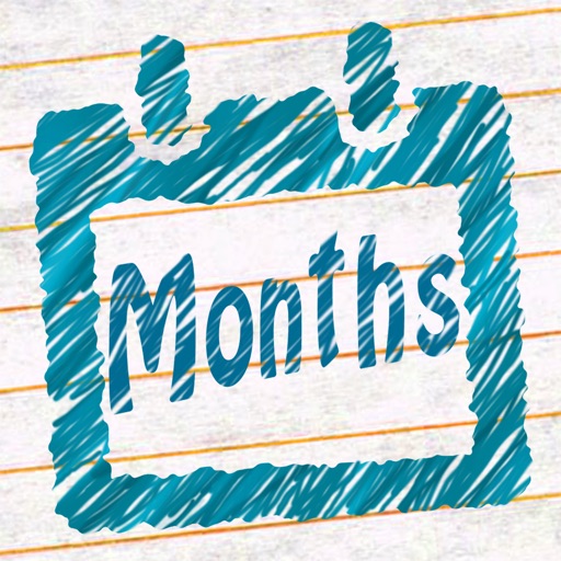 Months and calendar Learning for kids using flashcards and sounds