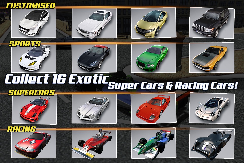 Super Sports Car Parking Simulator - Real Driving Test Sim Racing Games screenshot 3