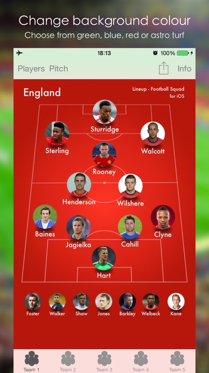 Lineup - Football Squad