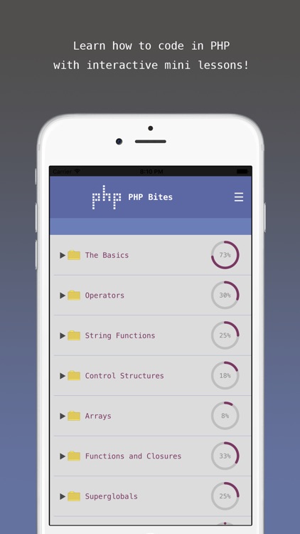 PHP Bites - Learn How to Code in PHP with Interactive Mini Lessons