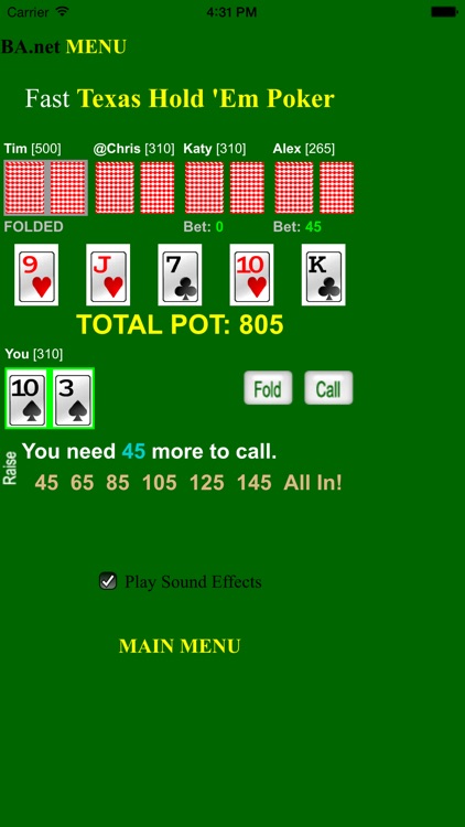 free Fast Poker Texas Hold 'Em - BA.net