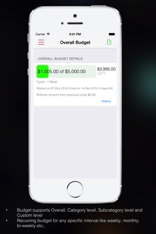 Expense Tracker Home budget screenshot 4