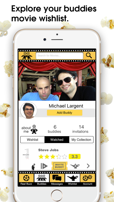 How to cancel & delete Reel Buddy - See Showtimes, Buy Movie Tickets, and Find Movie Friends from iphone & ipad 3