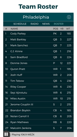 Philadelphia Football Radio & Live Scores(圖3)-速報App