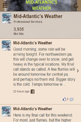 Mid-Atlantic's Weather screenshot 2
