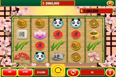 Lucky Panda Fortune Lucky Slots Machine Casino Free screenshot 2