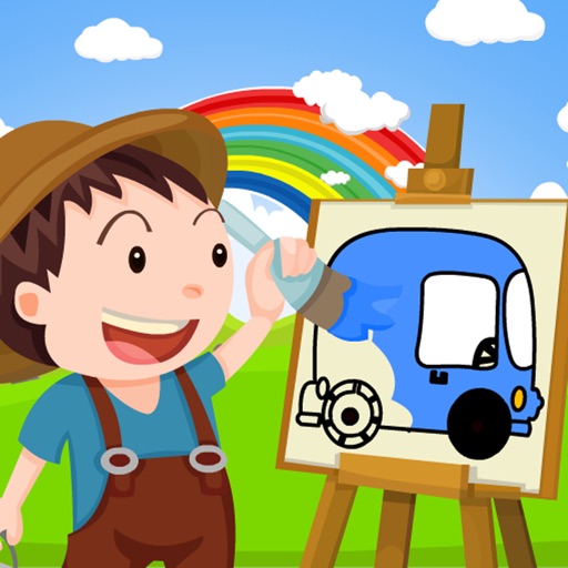 Car Coloring for kids Icon
