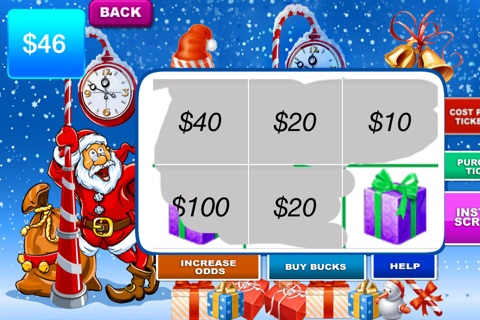 Christmas Lotto Scratch - Santa background and fun themes to play screenshot 2