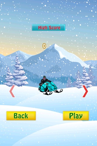 A Frozen Cold Snowmobile Blitz Extreme - Snow Winter Mountain Race Game Free screenshot 2