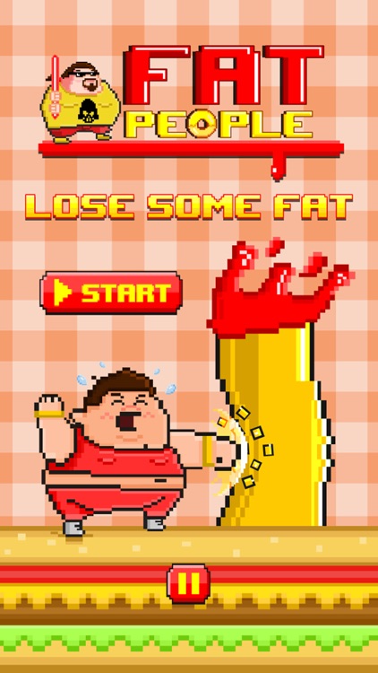 Fat People FREE GAME - Quick Old-School Retro Pixel Art Games