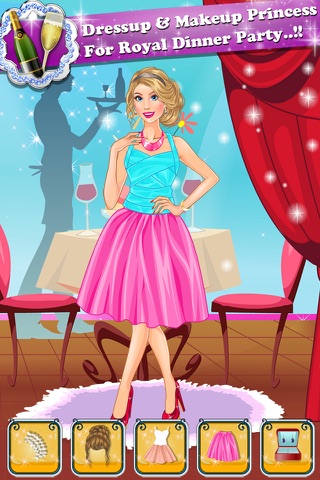 Princess dinner party makeover screenshot 2