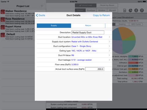 Residential HVAC Load-J Calcs screenshot 2