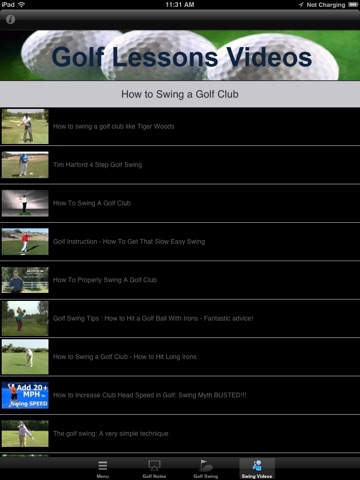 Perfecting Golf Swing:Learn to Swing Like a Pro screenshot 4