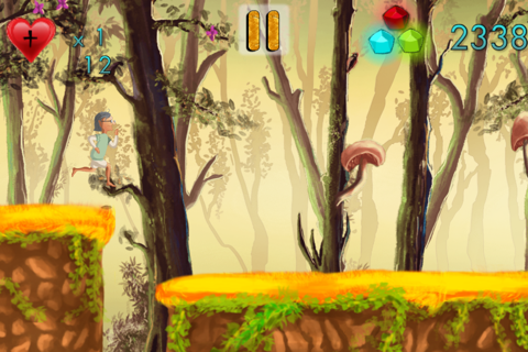 Run Granny Run - A Fun Jungle Adventure HD FREE screenshot 2