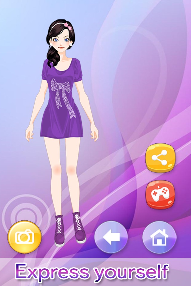 Lily: Lonely Day Dressup. Girls fashion line saga. screenshot 3