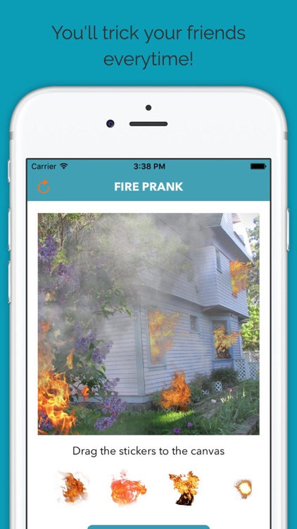 Fire Prank - Set your pictures on fire and prank your friends! screenshot-3