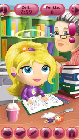 Game screenshot Slacking Library with Lucy: Play a fun & free Kids Games App for Girls apk