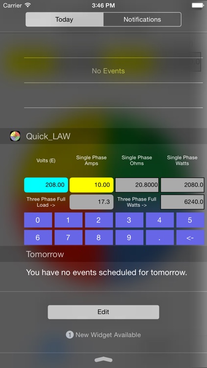 OHMs Law Calc