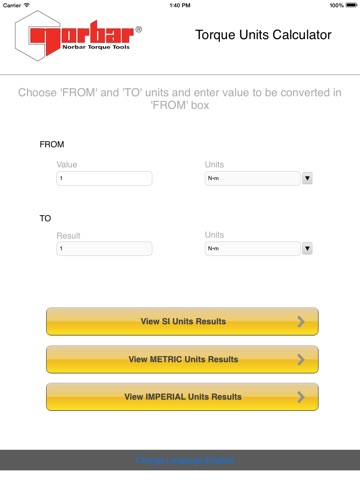 Torque Unit Calculator screenshot 2