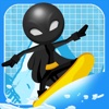 Amazing Stickman Snowboard