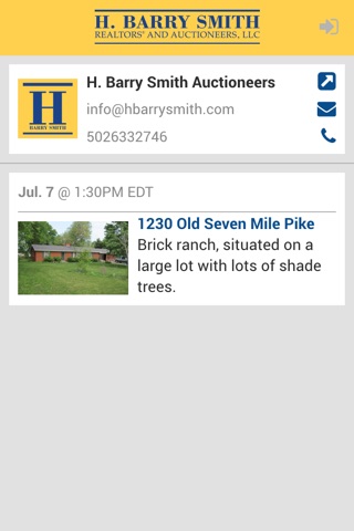 H. Barry Smith Auctioneers, LLC screenshot 2