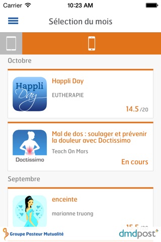 GPM e-santé screenshot 2