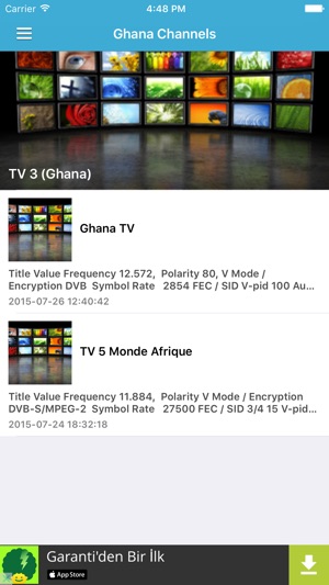 Ghana TV Channels Sat Info(圖2)-速報App