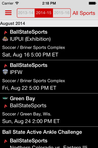 Ball State Sports screenshot 2