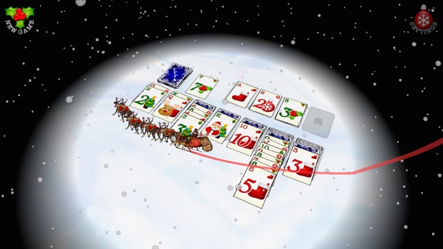 Santa's Solitaire - 3D Christmas Klondike!(圖2)-速報App