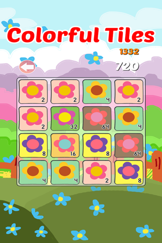 AAA+ 2048 Flowers Mania: Amazing Blossom Garden Tiles Numbers Puzzle Match Game For Limited Editions screenshot 2