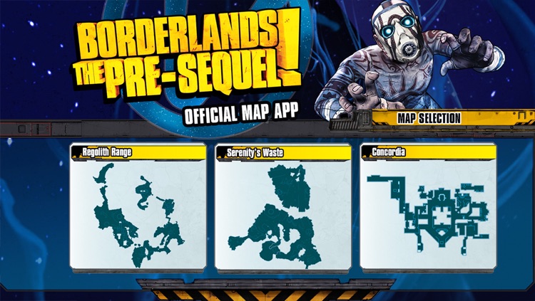 Official Map App for Borderlands: The Pre-Sequel